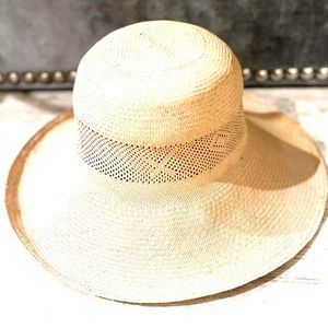 Floppy geometric straw hat SUMMER SALE!!